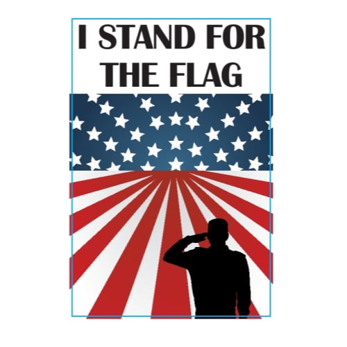 We Stand for The Flag American Flag Car Magnet Decal 6 in x 4 in Heavy Duty for Car Truck SUV Waterproof Magnet Me Up We Stand for The Flag American Flag Car Magnet Decal 6 in x 4 in Heavy Duty for Car Truck SUV Waterproof Magnet Me Up